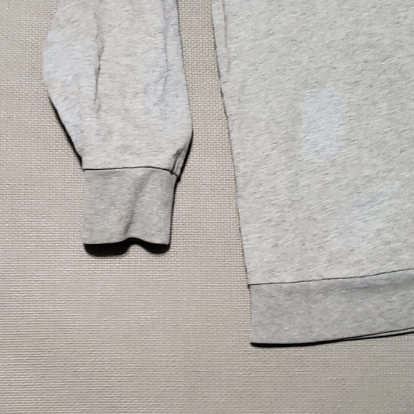 J Crew Brooklyn Grey Long Sleeve Sweatshirt Woman's Size Small 100% Cotton - Picture 5 of 11